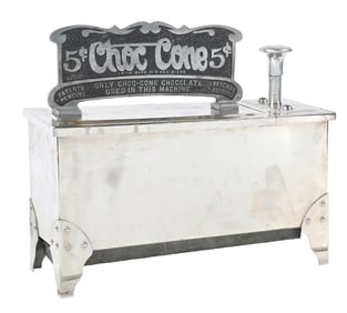 CHOC-CONE CO. ELECTRIC CHOCOLATE ICE CREAM COATER MACHINE