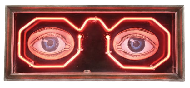 GLASSES NEON SIGN