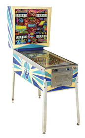 25¢ GOTTLIEB'S 4 PLAYER MAGNOTRON PINBALL MACHINE. (1 of 6)