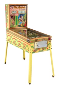 5¢ GOTTLIEB & CO. MISS ANNABELLE PINBALL MACHINE.