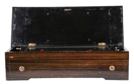 SWISS MUSIC BOX W/ 13" CYLINDER OF UNKNOWN MANUFACTURER