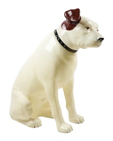 LARGER MOLDED PLASTIC "NIPPER" FIGURAL ADVERTISING FROM RCA