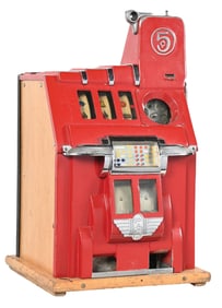 5¢ PACE MFG. CO. DELUXE COMET SLOT MACHINE