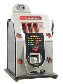 5¢ MILLS NOVELTY BLACK CHERRY SLOT MACHINE