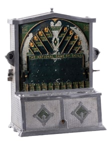 1¢ PLAY BALL BASEBALL THEMED COUNTER COIN FLIP TRADE STIMULATOR