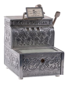 5¢ MILLS NOVELTY CO. "PURITAN" TRADE STIMULATOR