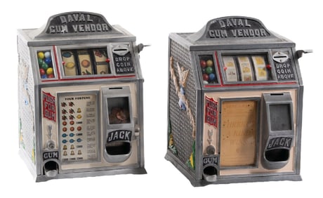 PAIR OF DAVAL GUM VENDOR TRADE STIMULATORS