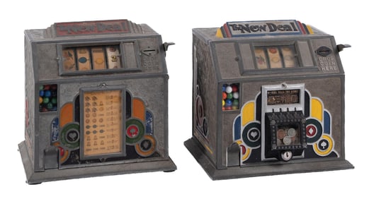 PAIR OF PIERCE MFG. "NEW DEAL" TRADE STIMULATORS