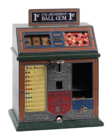 1¢ SUPERIOR CONFECTION CO. BALL GUM TRADE STIMULATOR
