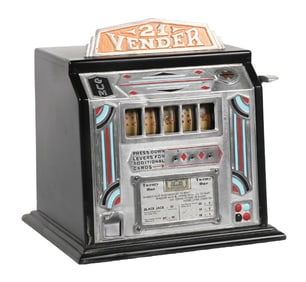 5¢ GROETCHEN "21" VENDER TRADE STIMULATOR