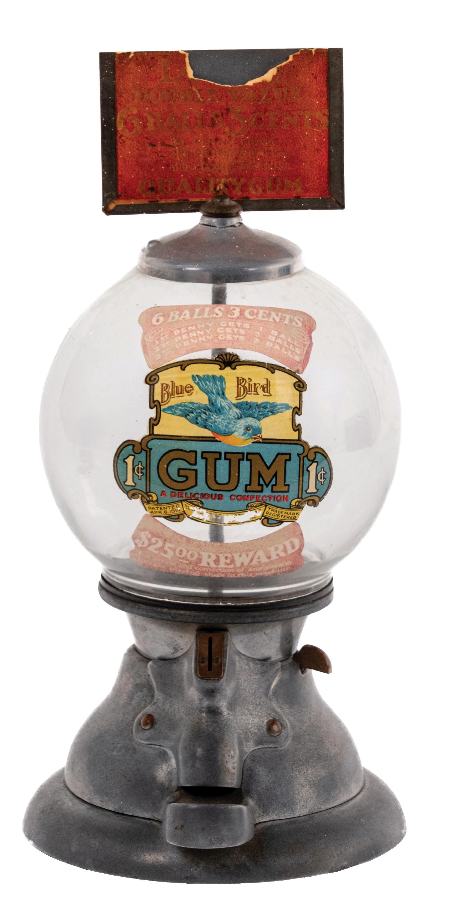 BLUE BIRD PROFIT SHARING GUMBALL MACHINE (1 of 4)