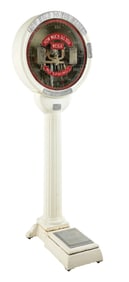 1¢ PERFECTION WEIGHING MACHINE CO. LOLLIPOP SIDEWALK SCALE
