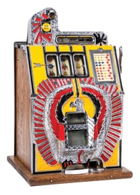 25¢ REPRODUCTION MILLS WAR EAGLE SLOT MACHINE