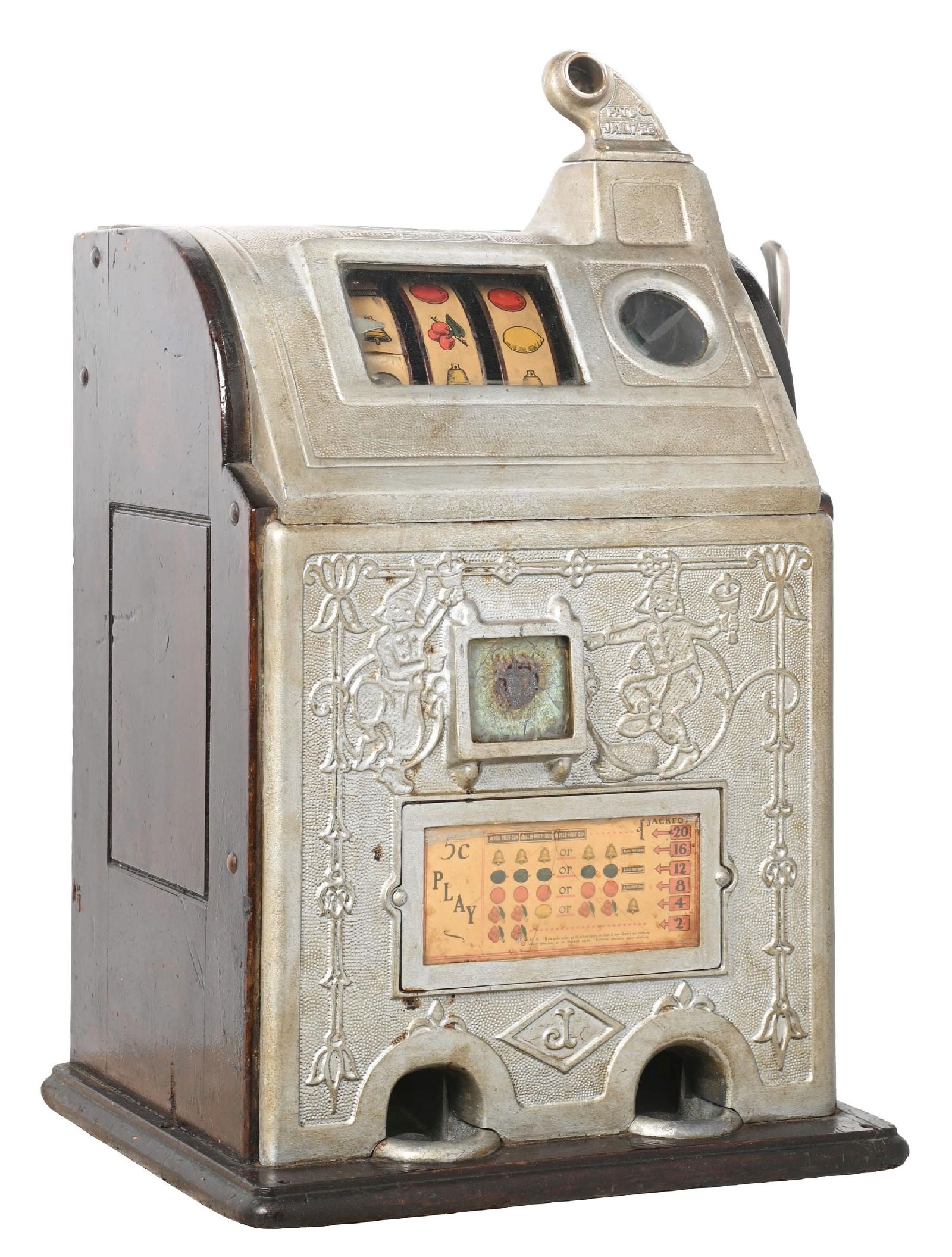 5¢ O.D. JENNINGS "DUTCH BOY" SLOT MACHINE (1 of 7)