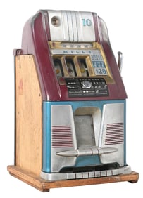 10¢ MILLS NOVELTY CO. HIGHTOP "7-7-7" SLOT MACHINE