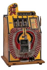 5¢ REPRODUCTION MILLS WAR EAGLE SLOT MACHINE