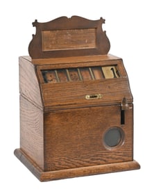1¢ MILLS NOVELTY CO. LITTLE PERFECTION POKER TRADE STIMULATOR