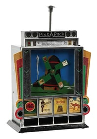 1¢ & 5¢ GARDEN CITY MFG. "PICK-A-PACK" TRADE STIMULATOR