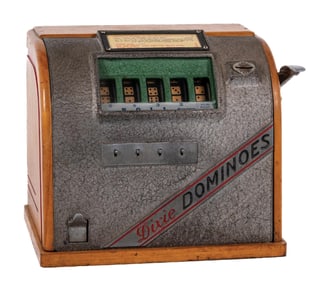 GROETCHEN 5¢ DIXIE DOMINOES TRADE STIMULATOR