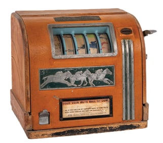 1¢ GROETCHEN HIGH STAKES HORSE RACE THEMED TRADE STIMULATOR
