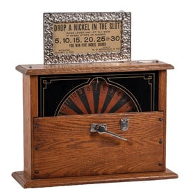 GRISWOLD 5¢ SINGLE WHEEL TRADE STIMULATOR