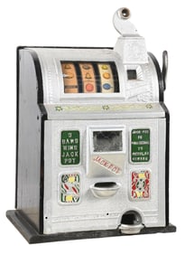5¢ ROBERTS NOVELTY CO. MILLS CONVERSION SLOT MACHINE