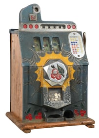 5¢ MILLS NOVELTY "BURSTING CHERRY" SLOT MACHINE