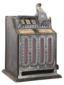 5¢ MILLS F.O.K. FRONT VENDING SLOT MACHINE