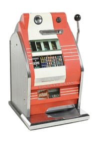25¢ MILLS DIAMOND 3-STAR JACKPOT SLOT MACHINE