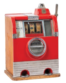 5¢ CAILLE CADET ESCALATOR BELL SLOT MACHINE