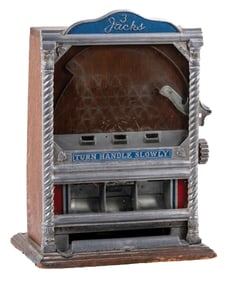 1¢ FIELDS THREE JACKS COUNTER POCKET TRADE STIMULATOR
