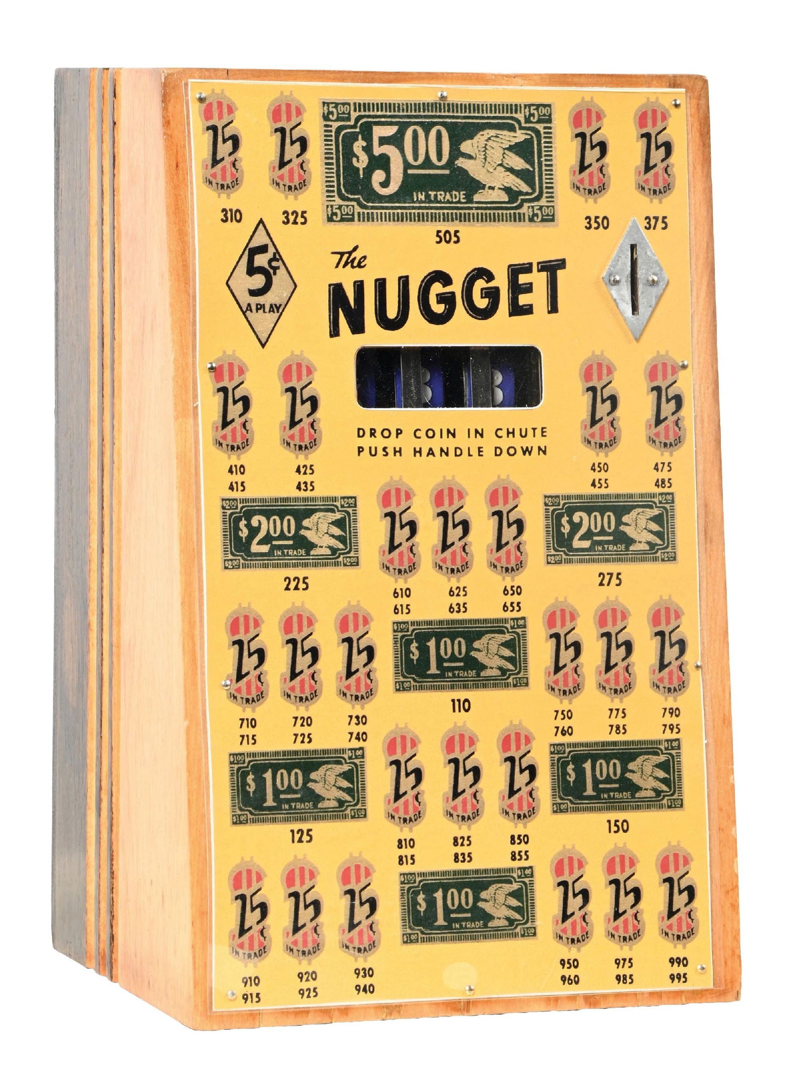 5¢ BALLY "NUGGET" TRADE STIMULATOR (1 of 5)