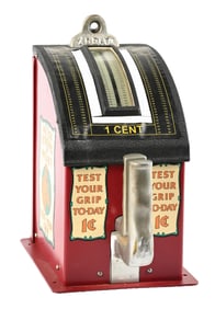 1¢ GOTTLIEB'S "TEST YOUR GRIP" STRENGTH TESTER