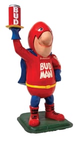 F.A.S.T CORPORATION BUDWEISER “BUD MAN” FIGURAL STATUE