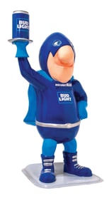 BUD LIGHT BUD MAN FIGURAL DISPLAY STATUE
