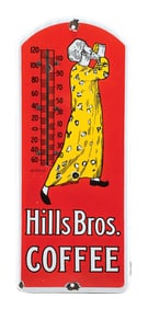 HILLS BROTHERS COFFEE SIGN/ YELLOW CUP