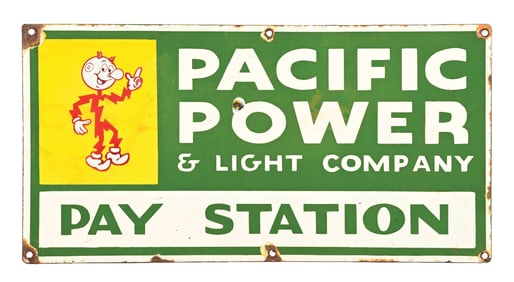 PACIFIC POWER & LIGHT COMPANY PAY STATION SIGN
