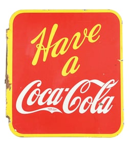 HAVE A COCA-COLA FLANGE SIGN