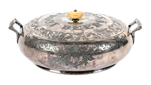 HIRES ROOT BEER STERLING SILVER SERIVING DISH