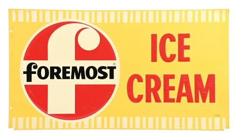 FOREMOST ICE CREAM SIGN