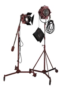PAIR OF PARAMOUNT MOVIE STUDIO LIGHTS