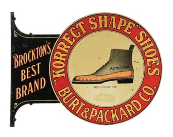 KORRECT SHAPE SHOES FLANGE SIGN