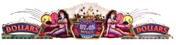 NEON LIGHTED SAHARA CASINO SIGN