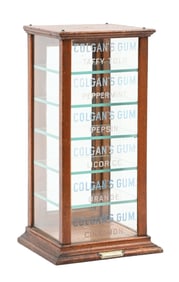 COLGAN'S CHEWING GUM COUNTERTOP SHOWCASE