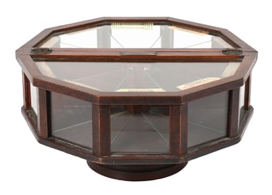 8-SIDED COUNTERTOP CHEWING GUM & CANDY DISPLAY CASE