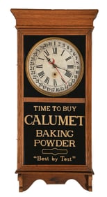 SESSIONS CALUMET BAKING POWDER ADVERTISING CLOCK