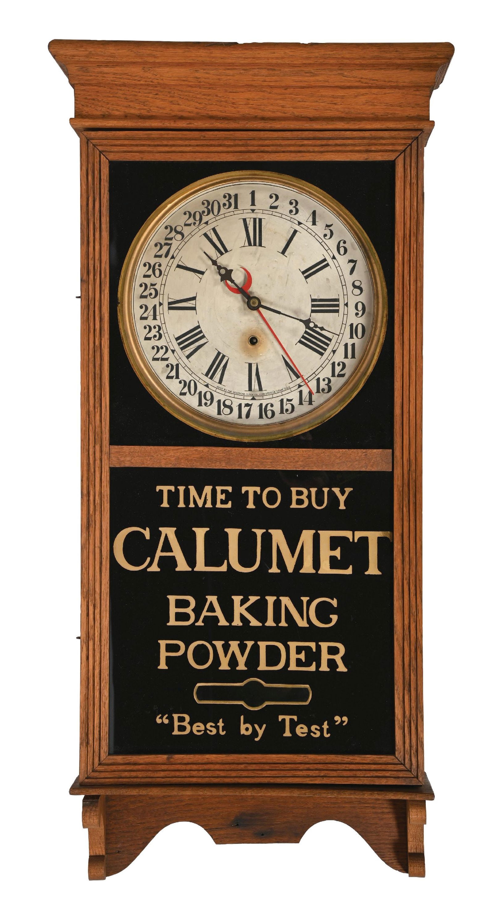 SESSIONS CALUMET BAKING POWDER ADVERTISING CLOCK (1 of 4)