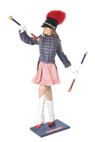 CHESTERFIELD ADVERTISING MAJORETTE BATON TWIRLING MANNEQUIN AUTOMITON