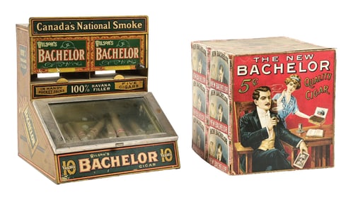 PAIR OF BACHELOR CIGARS DISPLAYS