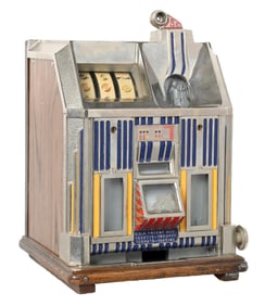 5¢ O.D. JENNINGS DUCHESS DOUBLE JACKPOT VENDOR SLOT MACHINE